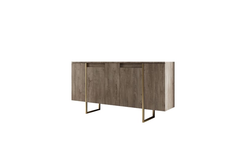 Luxe Konsollbord 160 cm - Brun/Guld - Möbler - Bord & matgrupper - Avlastningsbord - Hallbord