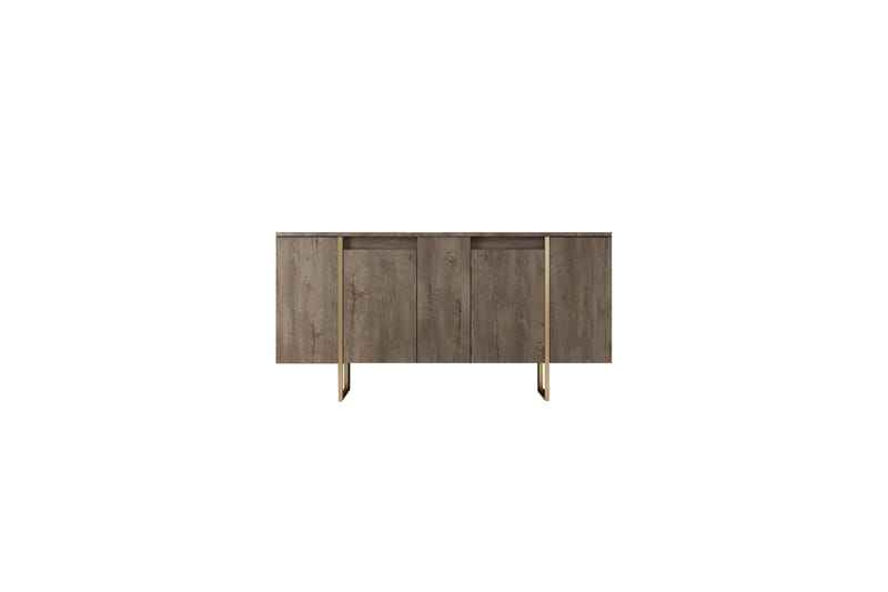 Luxe Konsollbord 160 cm - Brun/Guld - Möbler - Bord & matgrupper - Avlastningsbord - Hallbord