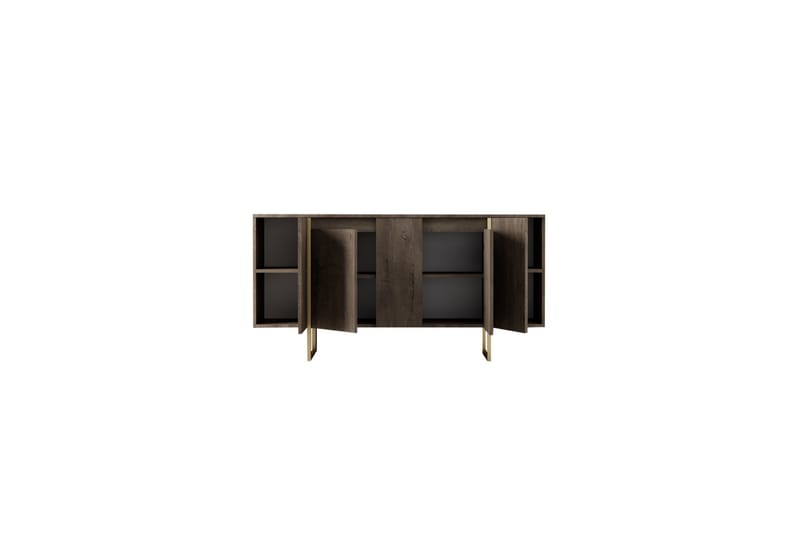 Luxe Konsollbord 160 cm - Brun/Guld - Möbler - Bord & matgrupper - Avlastningsbord - Hallbord