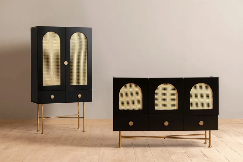 Munny Konsollbord 123 cm - Svart - Förvaring - Förvaringsmöbler - Sideboard & skänk