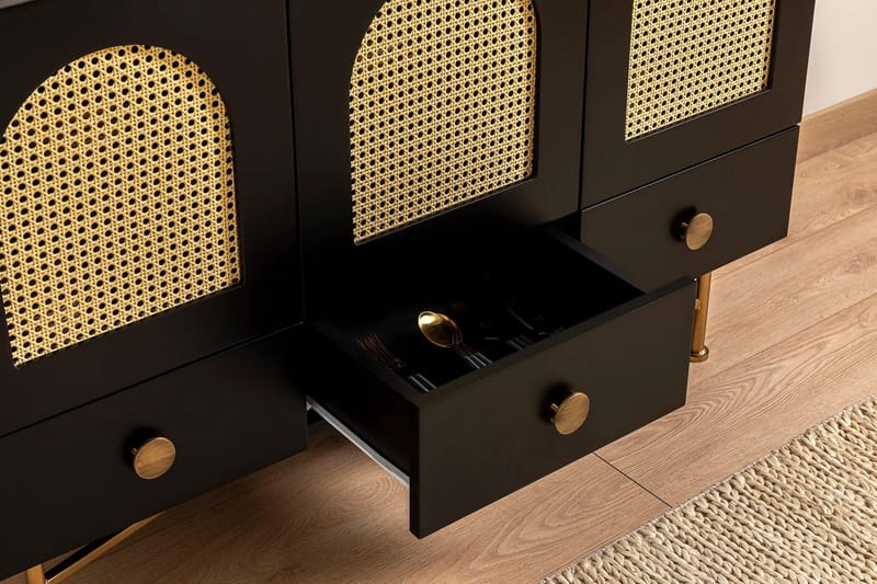 Munny Konsollbord 123 cm - Svart - Förvaring - Förvaringsmöbler - Sideboard & skänk