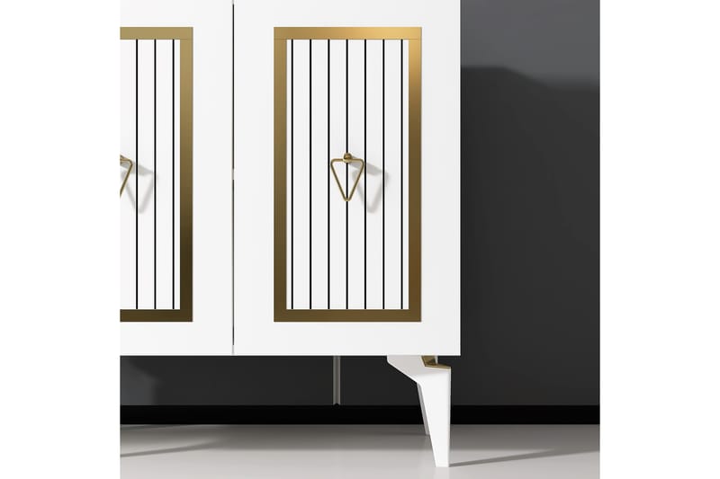 Nandy Konsollbord 75 cm - Guld/Vit - Möbler - Bord & matgrupper - Avlastningsbord - Hallbord
