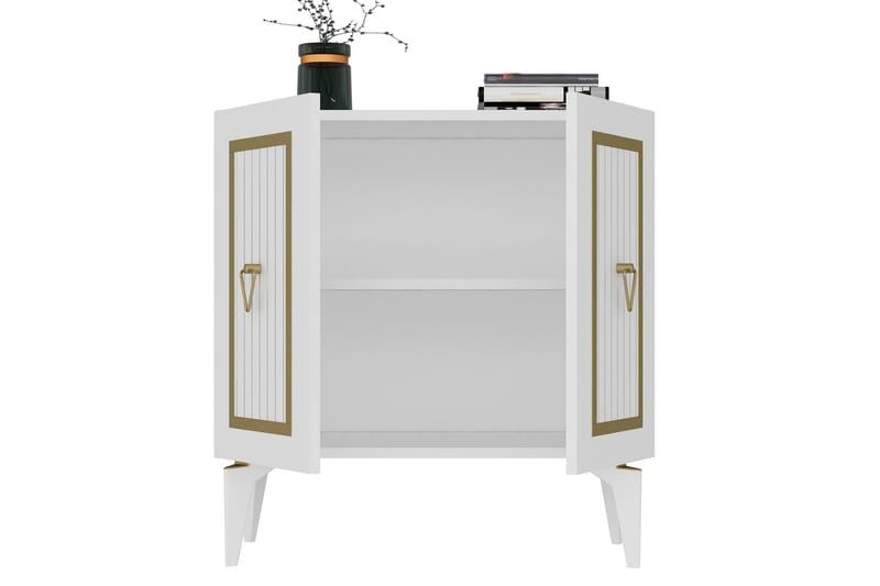Nandy Konsollbord 75 cm - Guld/Vit - Möbler - Bord & matgrupper - Avlastningsbord - Hallbord