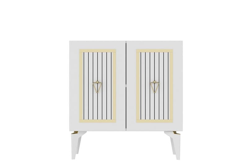 Nandy Konsollbord 75 cm - Guld/Vit - Möbler - Bord & matgrupper - Avlastningsbord - Hallbord