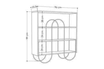 Riskalen Konsolbord - Vit - Möbler - Bord & matgrupper - Avlastningsbord - Hallbord