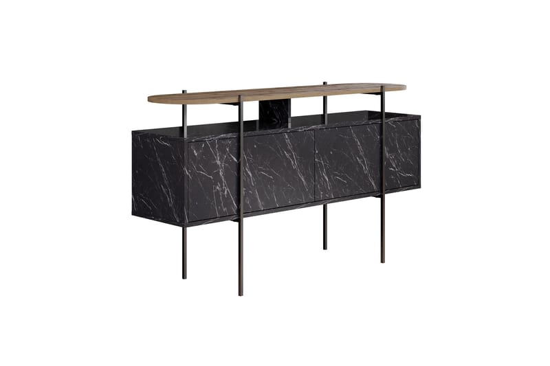 Hanley Konsollbord 150x86,2 cm Svart - Hanah Home - Möbler - Bord & matgrupper - Avlastningsbord - Konsolbord & sidobord