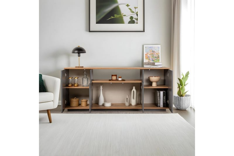 Hano Konsollbord 180 cm - Natur/Antracit - Möbler - Bord & matgrupper - Avlastningsbord - Hallbord