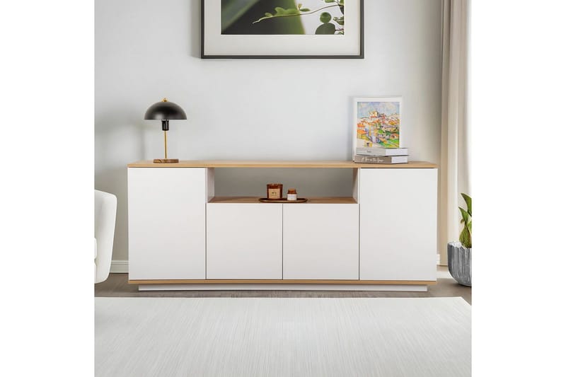 Hano Konsollbord 180 cm - Natur/Vit - Möbler - Bord & matgrupper - Avlastningsbord - Hallbord