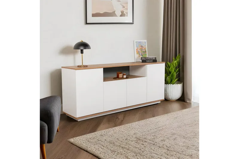 Hano Konsollbord 180 cm - Natur/Vit - Möbler - Bord & matgrupper - Avlastningsbord - Hallbord