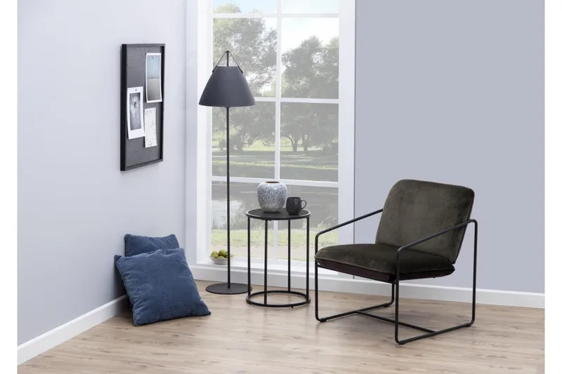 Hartsoe Sidobord 40x40 cm - Svart - Möbler - Bord & matgrupper - Avlastningsbord - Lampbord