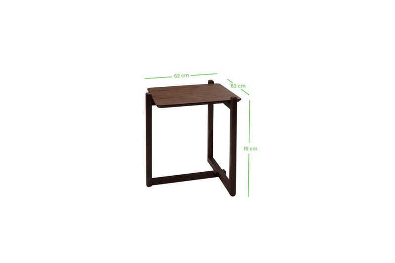 Harven Sidobord 54 cm - Mörkbrun - Möbler - Bord & matgrupper - Avlastningsbord - Lampbord