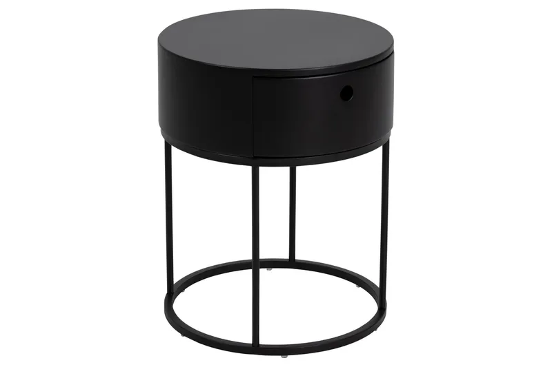 Hastane Sängbord 40 cm, Svart