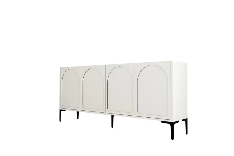 Hazim Konsollbord 180 cm, Cream/Svart