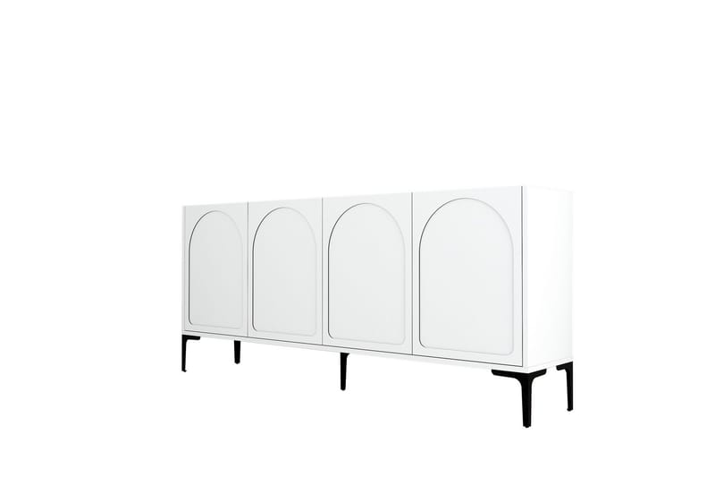 Hazim Konsollbord 180 cm, Vit/Svart