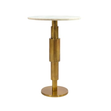 Heluna Sidobord 37 cm - vit marmor och guld - Möbler - Bord & matgrupper - Avlastningsbord - Konsolbord & sidobord