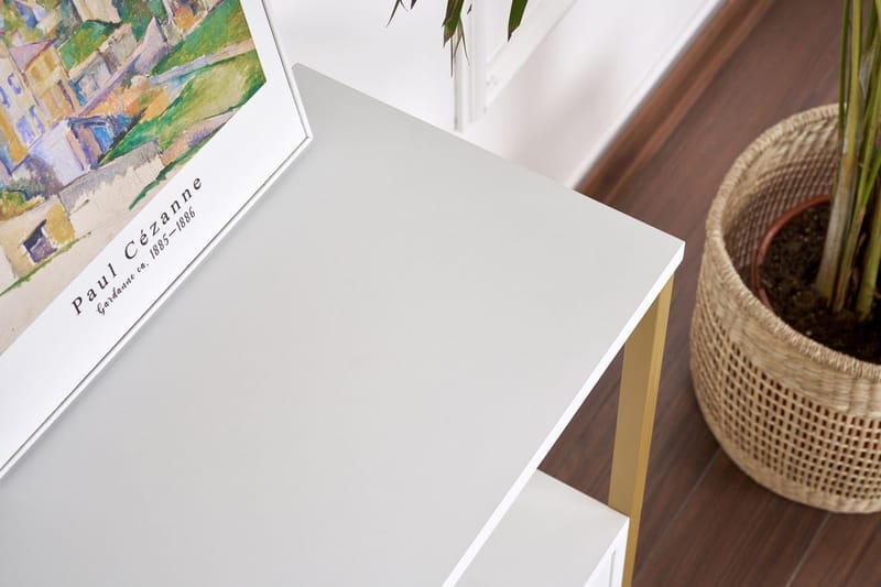 Hemani Konsolbord 120 cm - Vitt och guld - Möbler - Bord & matgrupper - Avlastningsbord - Hallbord