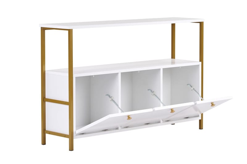 Hemani Konsolbord 120 cm - Vitt och guld - Möbler - Bord & matgrupper - Avlastningsbord - Hallbord