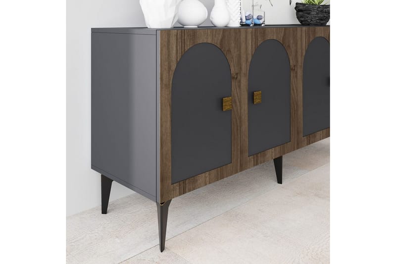 Hideaki Konsollbord 150 cm - Guld/Antracit - Möbler - Bord & matgrupper - Avlastningsbord - Hallbord