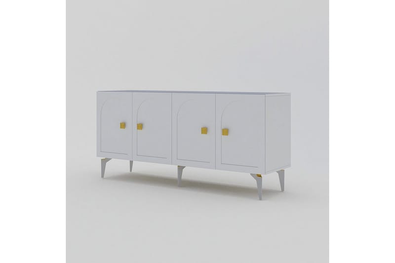 Hideaki Konsollbord 150 cm - Guld/Vit - Möbler - Bord & matgrupper - Avlastningsbord - Hallbord