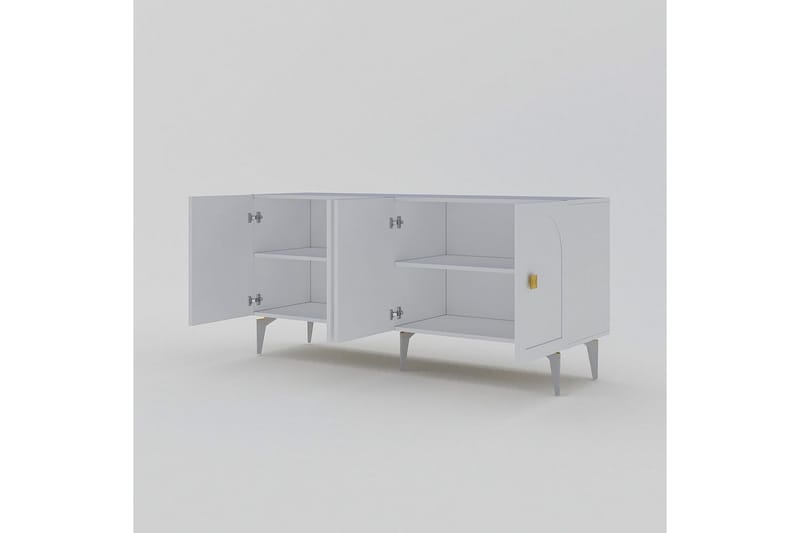 Hideaki Konsollbord 150 cm - Guld/Vit - Möbler - Bord & matgrupper - Avlastningsbord - Hallbord