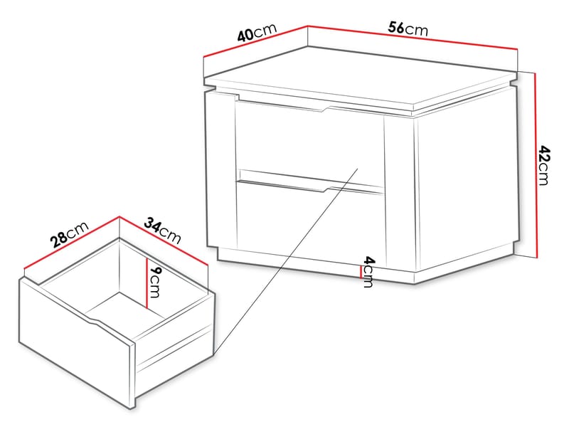 Hilafin Sängbord - Möbler - Bord & matgrupper - Avlastningsbord - Sängbord & nattduksbord