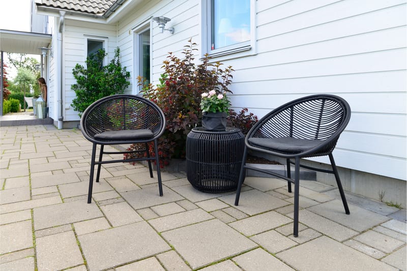 Hillerstorp Edanäs Bord Runt 35 cm Svart - Hillerstorp - Möbler - Bord & matgrupper - Avlastningsbord