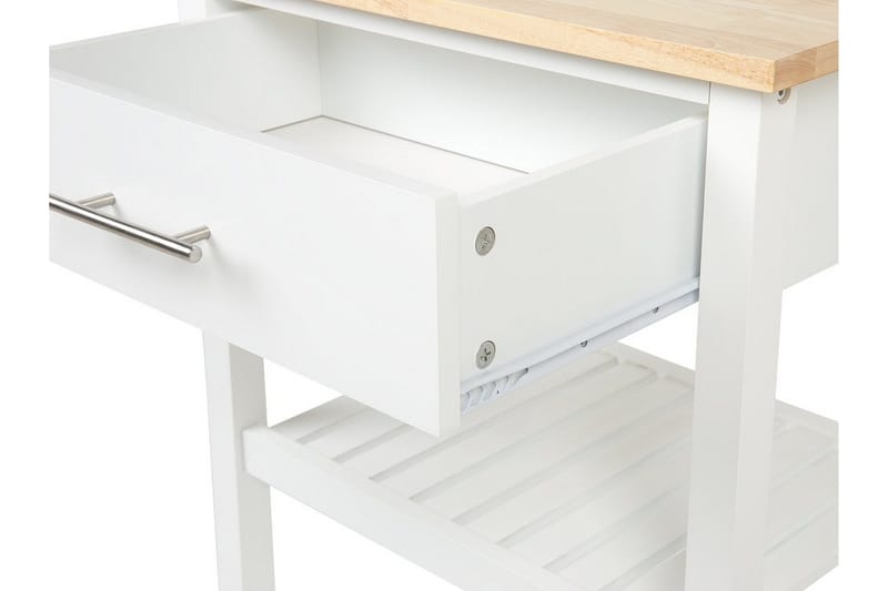 Hiuma Serveringsbord 58 cm - Vit - Möbler - Bord & matgrupper - Serveringsvagn & barvagn - Köksvagn