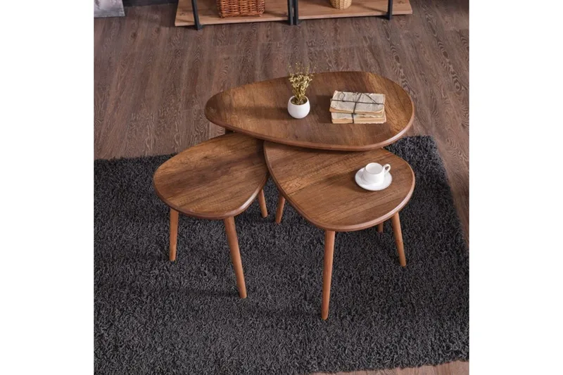 Horatio Satsbord 80 cm - Sand - Möbler - Bord & matgrupper - Avlastningsbord - Satsbord