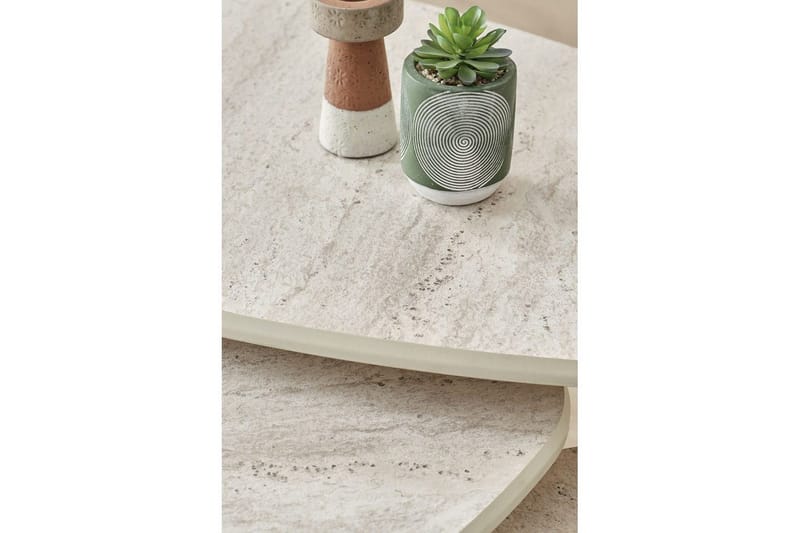 Horatio Satsbord 80 cm - Sand - Möbler - Bord & matgrupper - Avlastningsbord - Satsbord