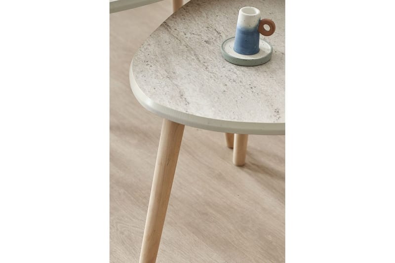 Horatio Satsbord 80 cm - Sand - Möbler - Bord & matgrupper - Avlastningsbord - Satsbord