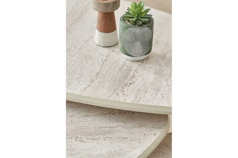 Horatio Satsbord 80 cm - Sand - Möbler - Bord & matgrupper - Avlastningsbord - Satsbord