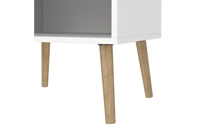 Hostafranc Sängbord 50,2 cm - Vit - Möbler - Bord & matgrupper - Avlastningsbord - Sängbord & nattduksbord