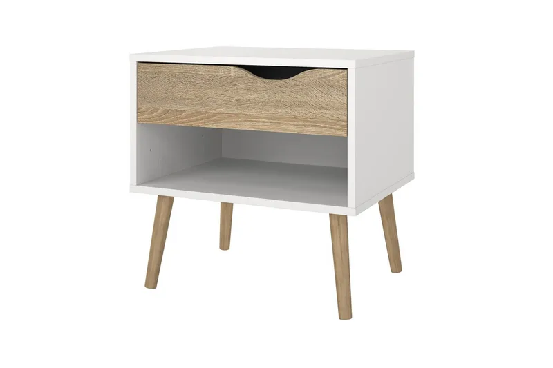 Hostafranc Sängbord 50,2 cm, Vit