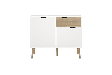 Hostafranc Skänk 98,7 cm - Vit - Förvaring - Förvaringsmöbler - Sideboard & skänk