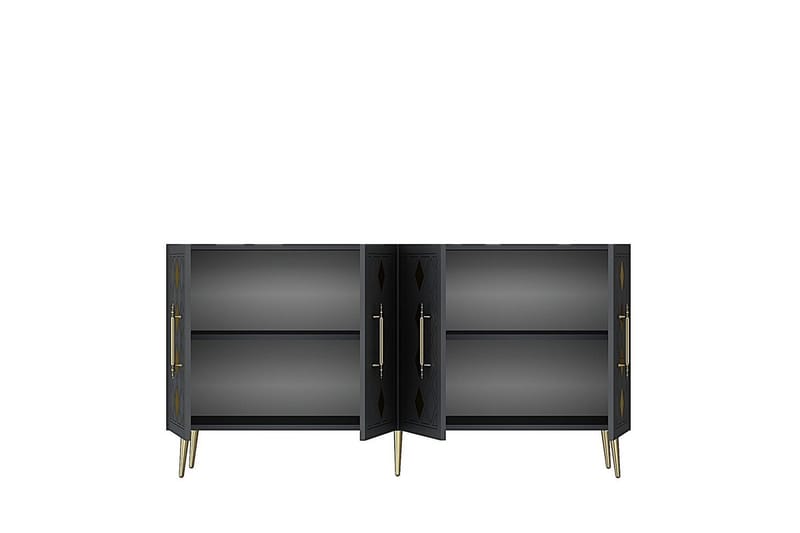 Ilna Konsollbord 150 cm - Guld/Antracit - Möbler - Bord & matgrupper - Avlastningsbord - Hallbord