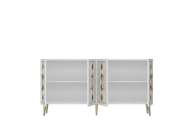 Ilna Konsollbord 150 cm - Guld/Vit - Möbler - Bord & matgrupper - Avlastningsbord - Hallbord