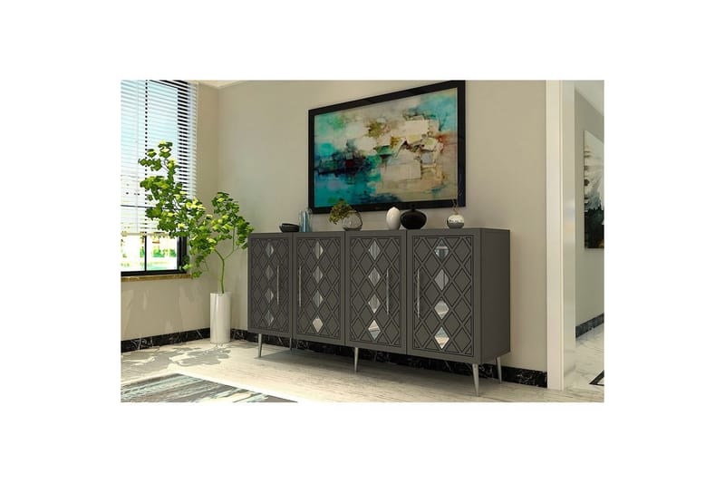 Ilna Konsollbord 150 cm - Silver/Antracit - Möbler - Bord & matgrupper - Avlastningsbord - Hallbord