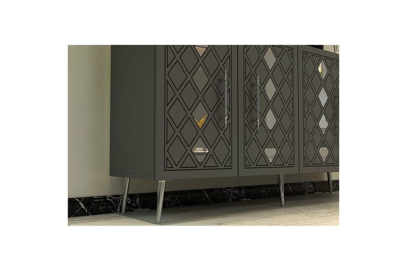 Ilna Konsollbord 150 cm - Silver/Antracit - Möbler - Bord & matgrupper - Avlastningsbord - Hallbord