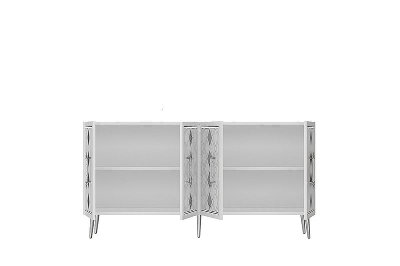 Ilna Konsollbord 150 cm - Vit/Silver - Möbler - Bord & matgrupper - Avlastningsbord - Hallbord