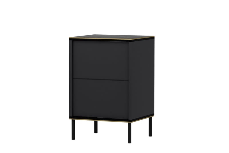 Imaj Sängbord 40x35 cm Antracit - Hanah Home - Möbler - Bord & matgrupper - Avlastningsbord - Sängbord & nattduksbord