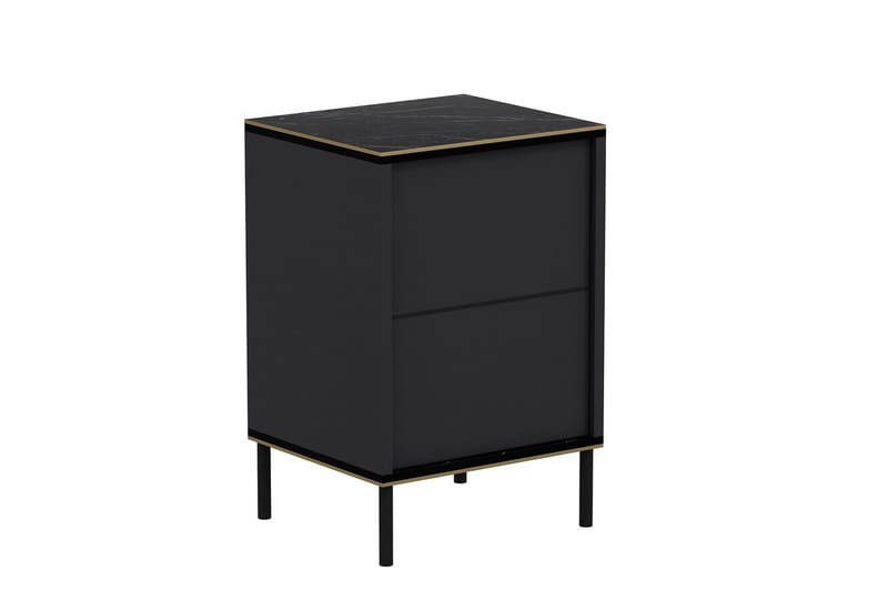 Imaj Sängbord 40x35 cm Antracit - Hanah Home - Möbler - Bord & matgrupper - Avlastningsbord - Sängbord & nattduksbord