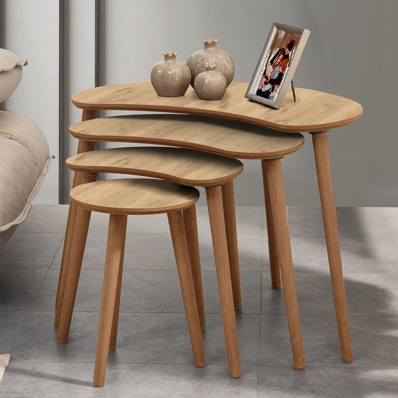 Indumati Satsbord 75 cm - Ek - Möbler - Bord & matgrupper - Avlastningsbord - Satsbord