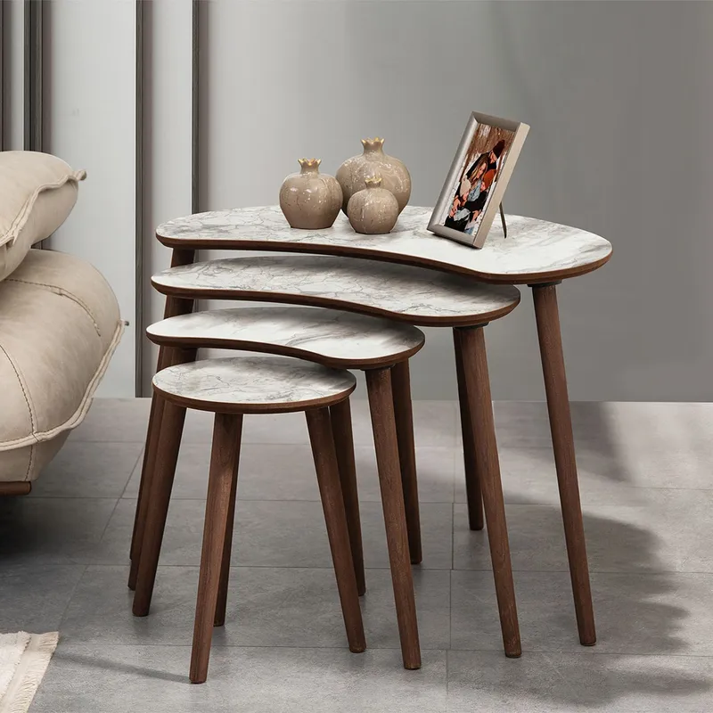 Indumati Satsbord 75 cm - Vit - Möbler - Bord & matgrupper - Avlastningsbord - Satsbord