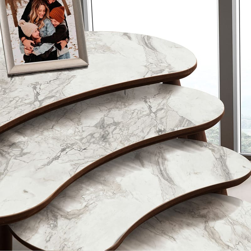 Indumati Satsbord 75 cm - Vit - Möbler - Bord & matgrupper - Avlastningsbord - Satsbord