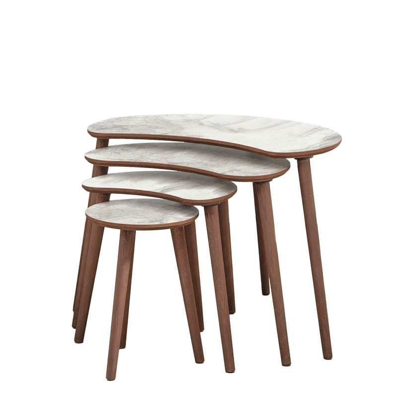 Indumati Satsbord 75 cm, Vit