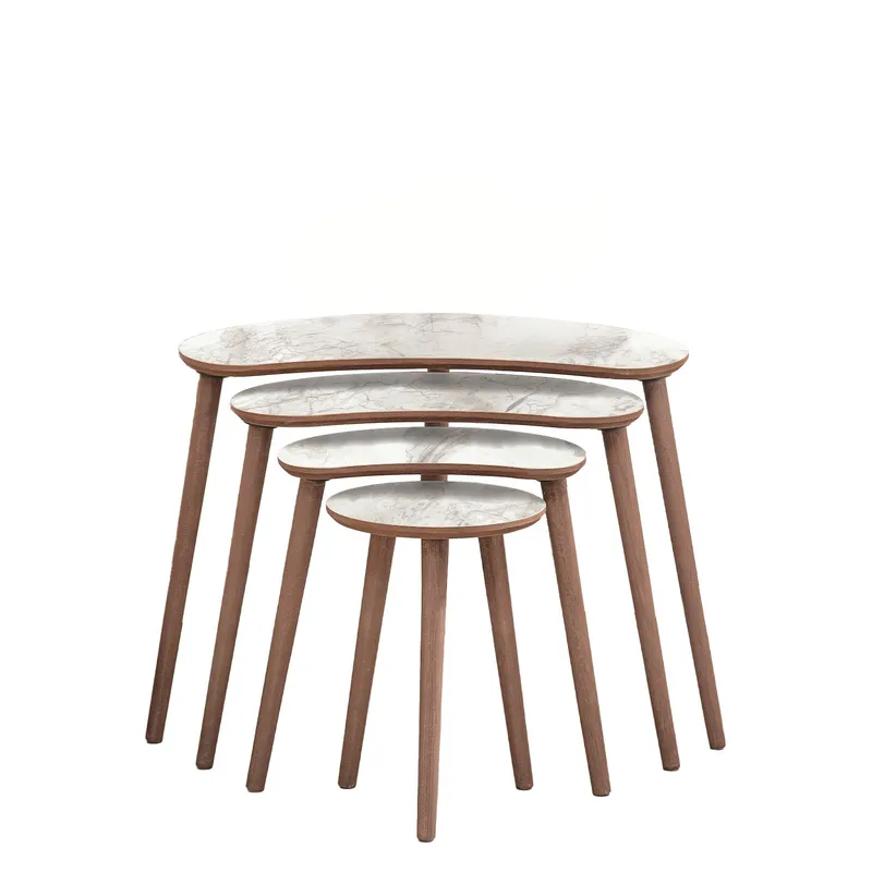 Indumati Satsbord 75 cm - Vit - Möbler - Bord & matgrupper - Avlastningsbord - Satsbord