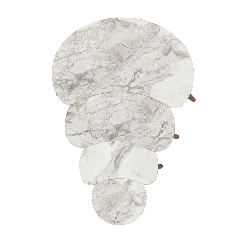 Indumati Satsbord 75 cm - Vit - Möbler - Bord & matgrupper - Avlastningsbord - Satsbord