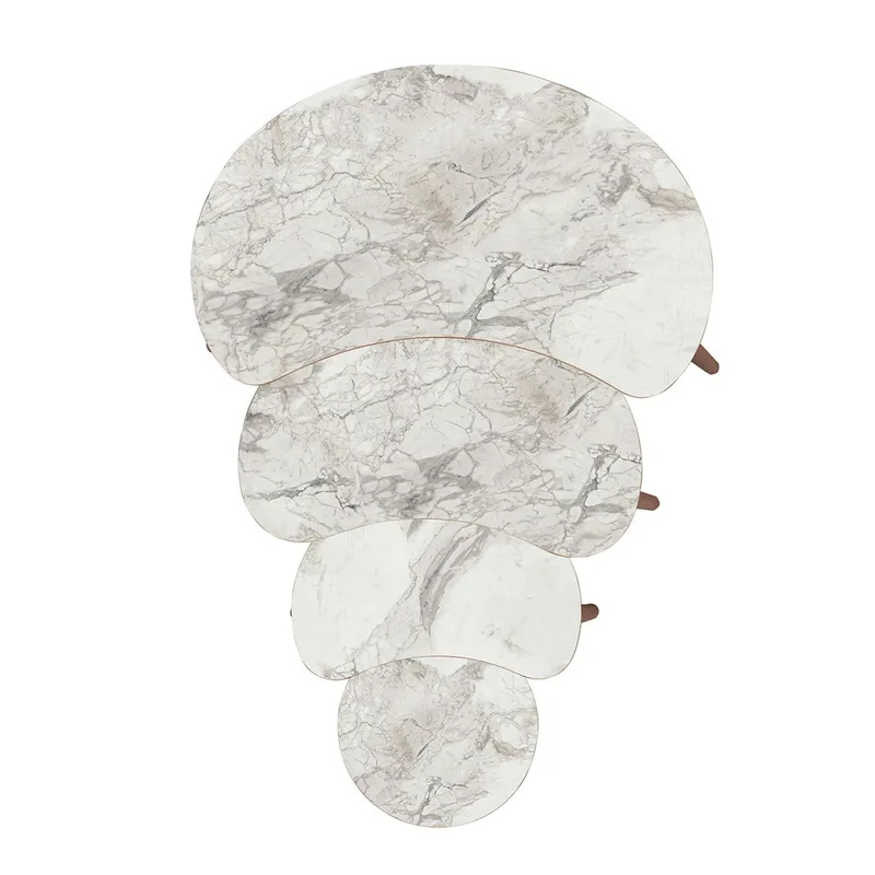 Indumati Satsbord 75 cm - Vit - Möbler - Bord & matgrupper - Avlastningsbord - Satsbord