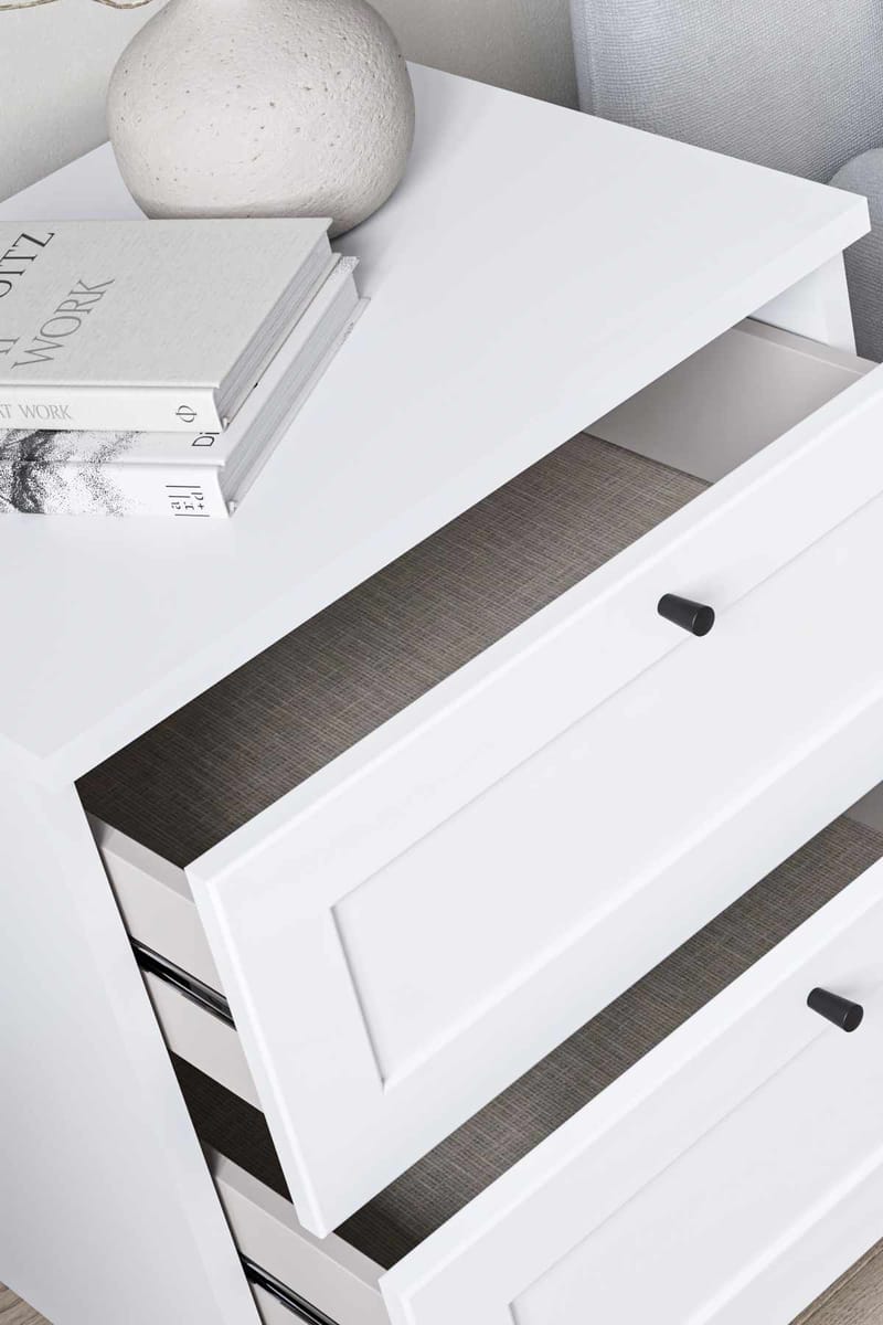 Interlaken Nattduksbord 50 cm - Vit - Möbler - Bord & matgrupper - Avlastningsbord - Sängbord & nattduksbord