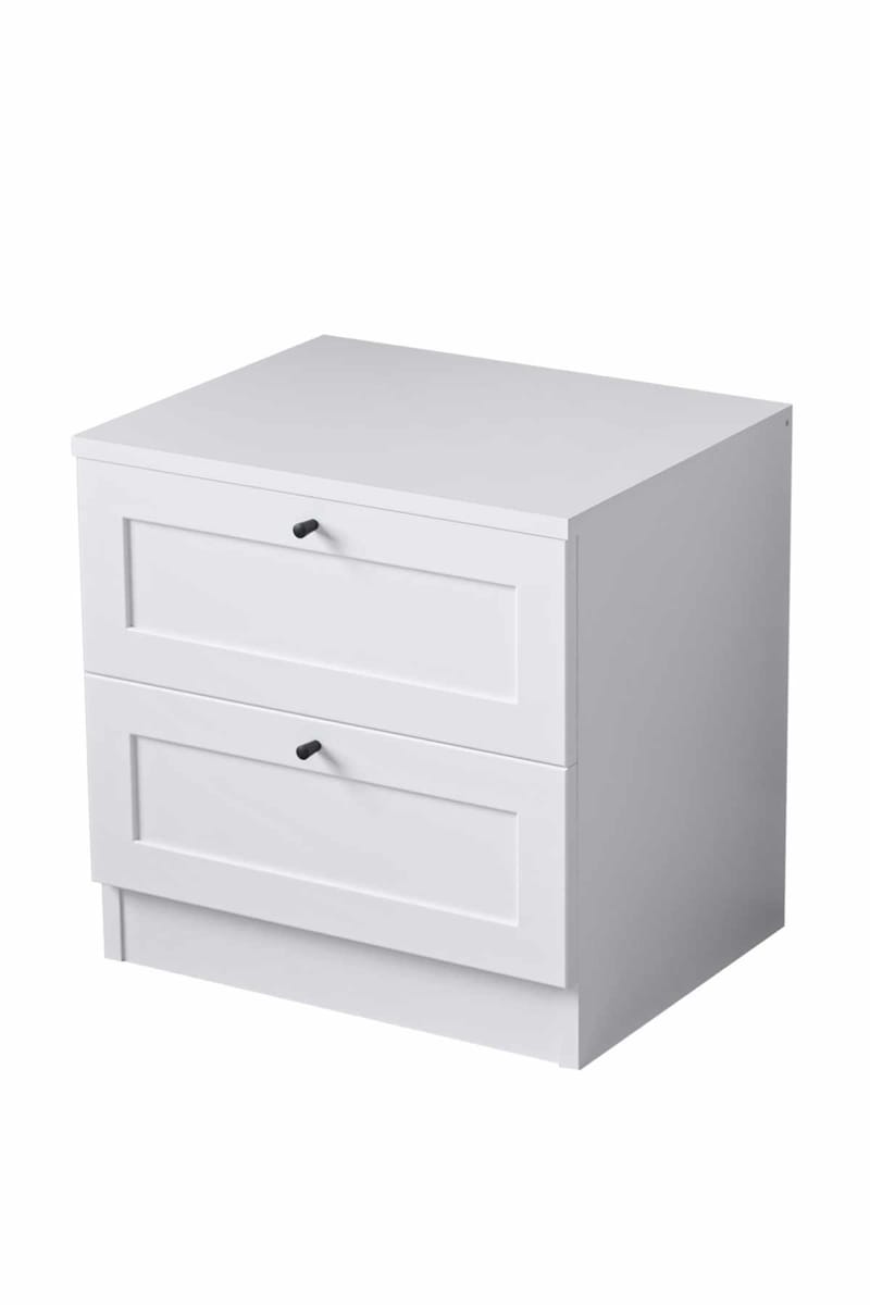 Interlaken Nattduksbord 50 cm - Vit - Möbler - Bord & matgrupper - Avlastningsbord - Sängbord & nattduksbord